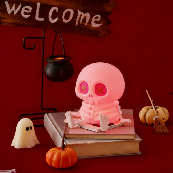 RGB Adjustable Skull Pat Light Night Lamp