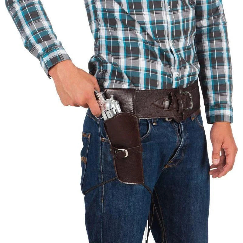 Medieval Retro Halloween Western Cowboy Waist Cinch Belt - Costumes