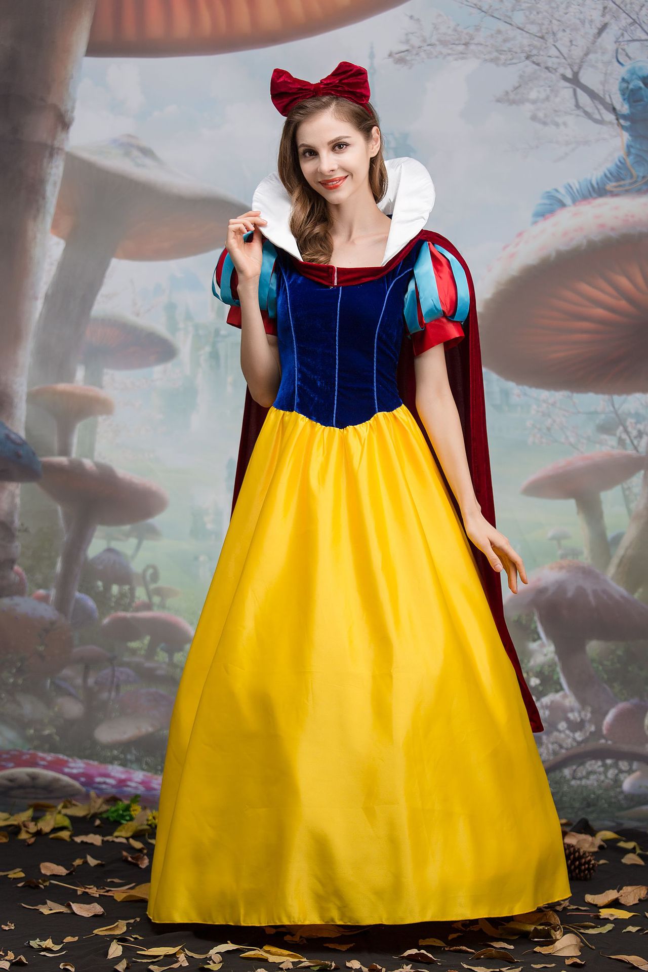 Rflong Dress Halloween Stage Costume Cape Plus Size - Discount Halloween City