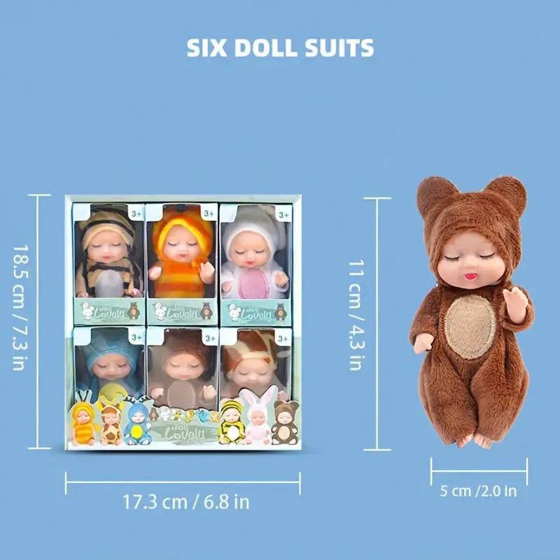Set of 6 Princess Dolls in a Box the Perfect Birthday - alternate view 2