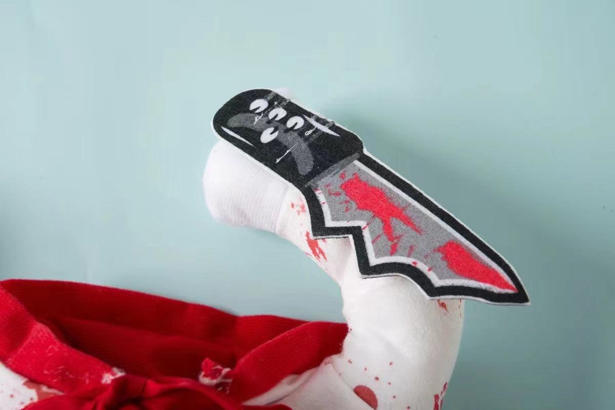 Pet Bloody Little-girl Style Clothes Pet Costume Halloween - Discount Halloween City