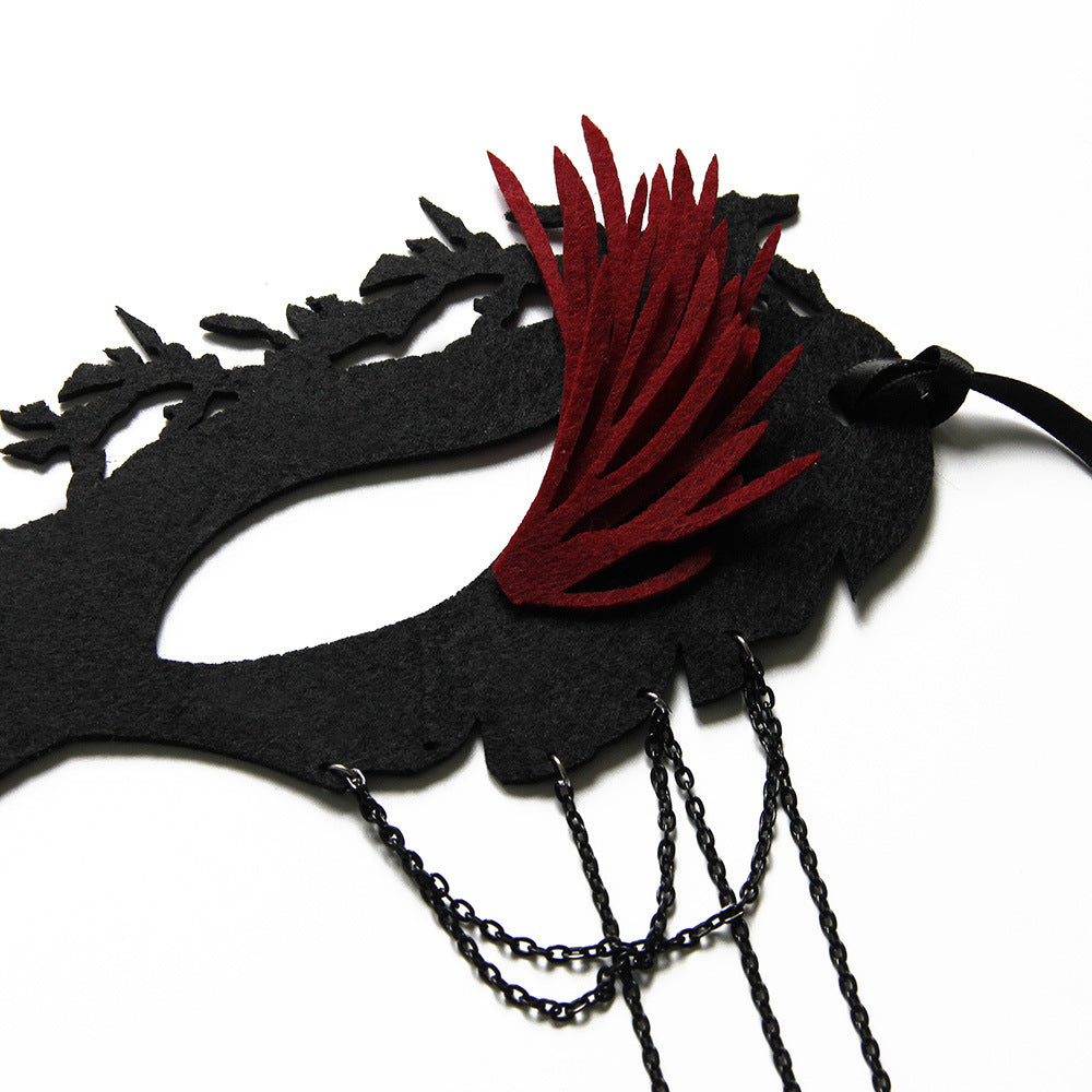 Half Face Mask Halloween Masquerade - Discount Halloween City
