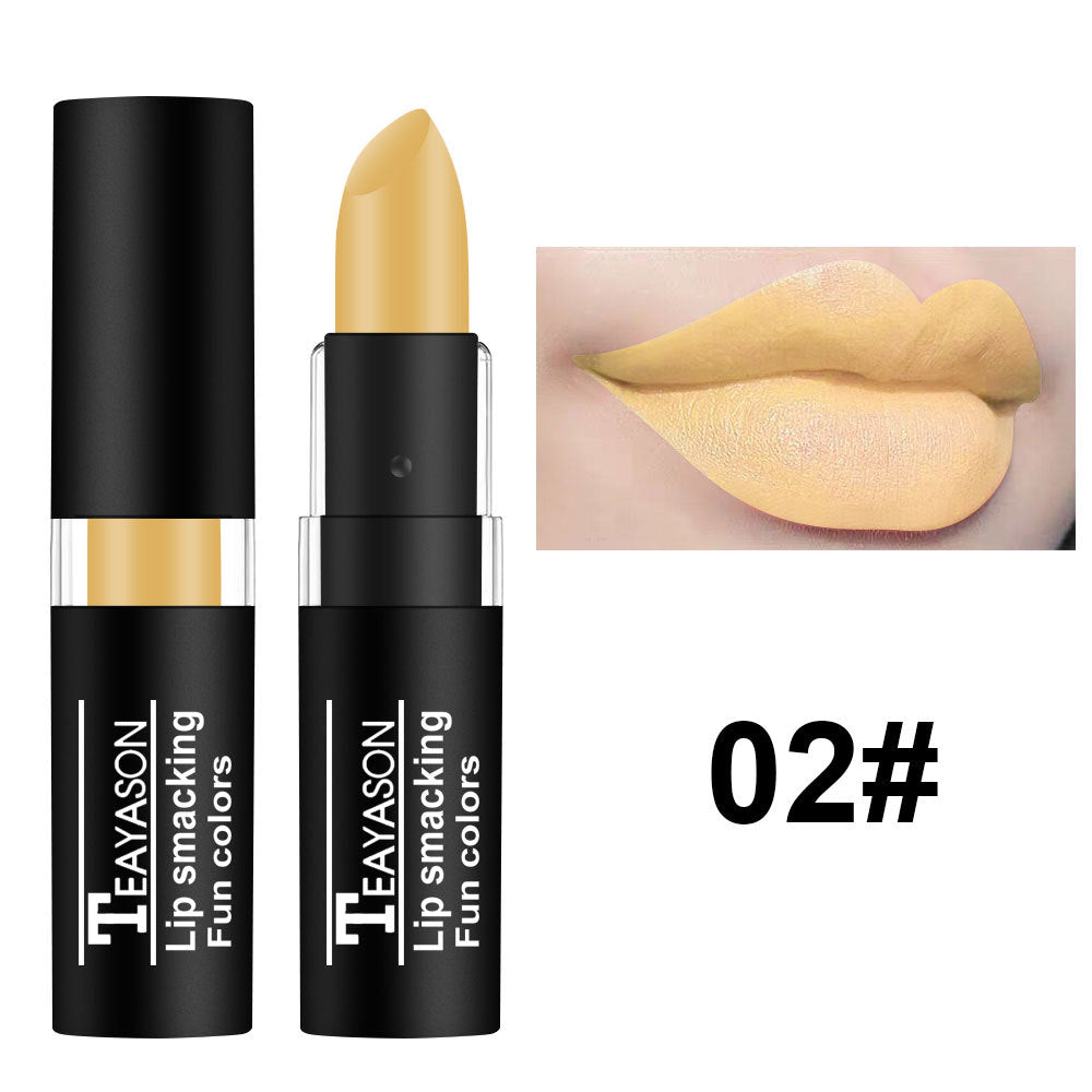 Dark Lipstick White Nude Color Vampire Halloween Makeup Retro - Discount Halloween City