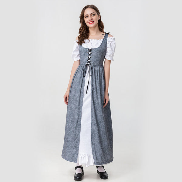 Halloween Literary Retro Dress Costume Set - Discount Halloween City