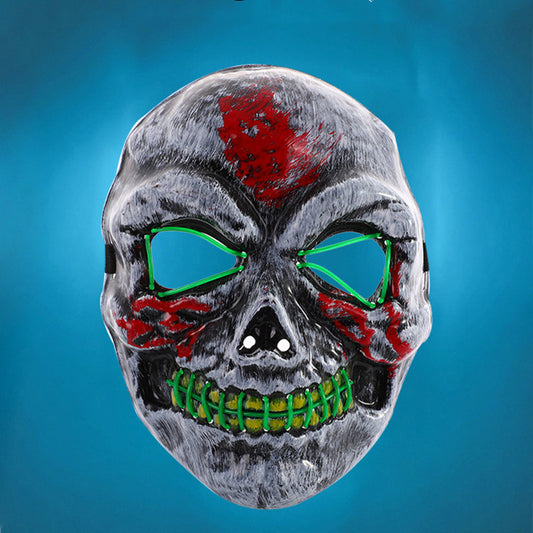Halloween Horror Skull Led Luminous Mask | Masks | Lighting & Fog - Decorations