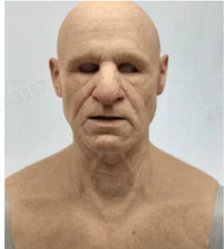 Halloween Granny Mask Latex Headgear Wig Mask - Discount Halloween City