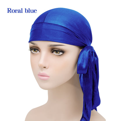 Unisex Satin Long Tail Headwrap Stretchy Pirate Hat and Hip - Discount Halloween City