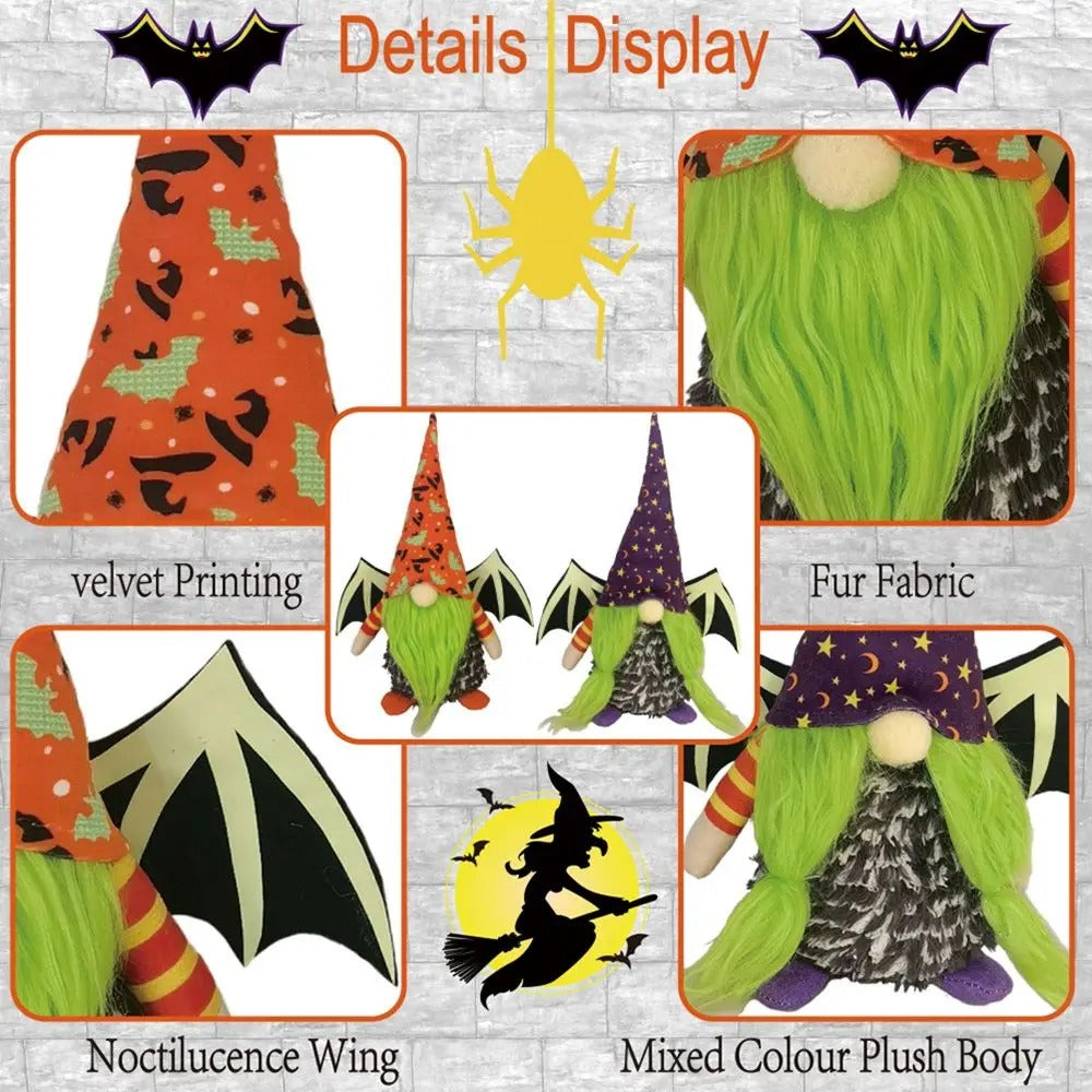 Halloween Glowing Bats Faceless Doll Decorations - Discount Halloween City