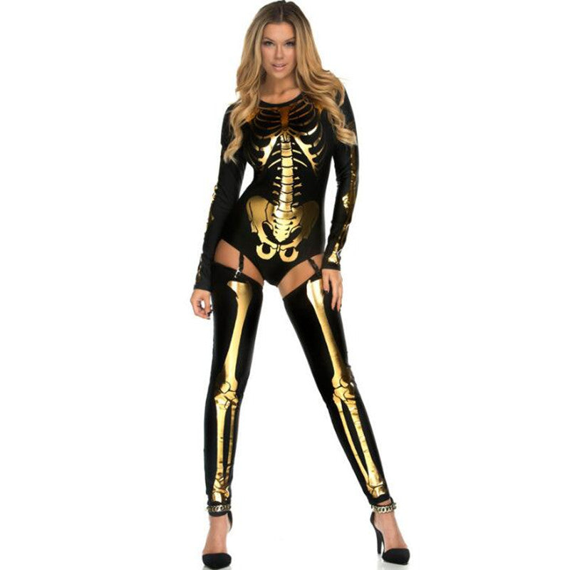 Halloween Costume Skull Zombie Uniform - Discount Halloween City
