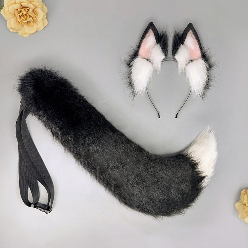 Fox-ear Headband and Fox-tail Set - alternate view 6