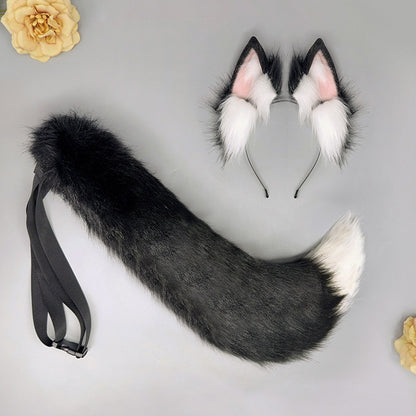 Fox-ear Headband and Fox-tail Set - alternate view 6