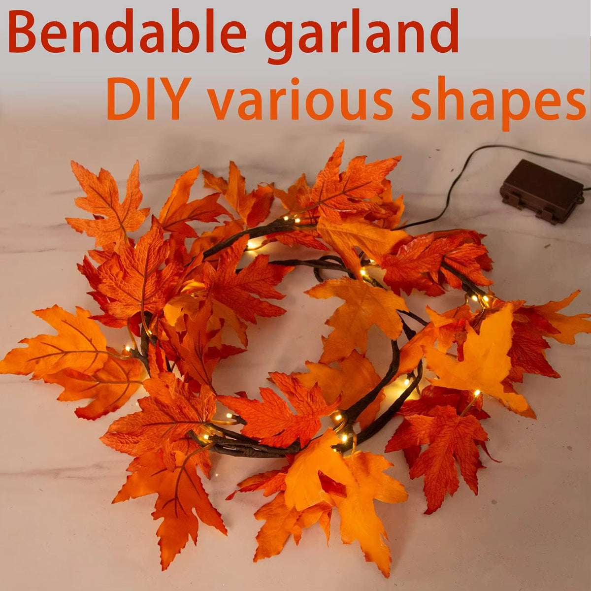 9.52 FT 144-LED Autumn Halloween Decorative Lights - product image 7