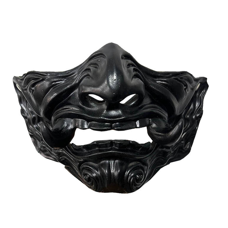 Ghost Face Dark Warrior Resin Mask Halloween Party Mask - Discount Halloween City