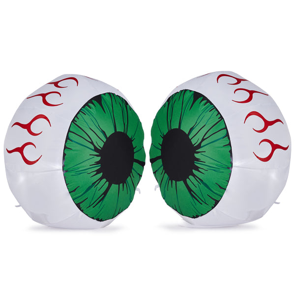 2-Piece 3-Ft Green Eyeball Halloween Decoration Set - product image 3