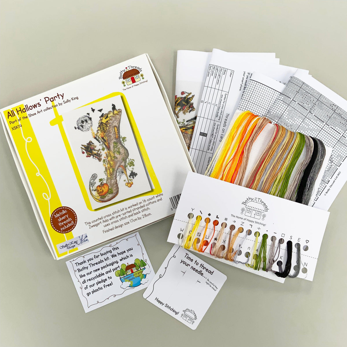 All Hallows' Party Counted Cross Stitch Kit by Bothy Threads XSK14
