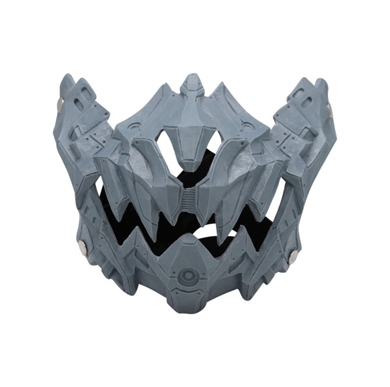 Smiling Mask Masquerade Funny Scary Prop - alternate view 5