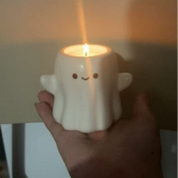 Ghost Ceramic Halloween Candle Holder - product image 4