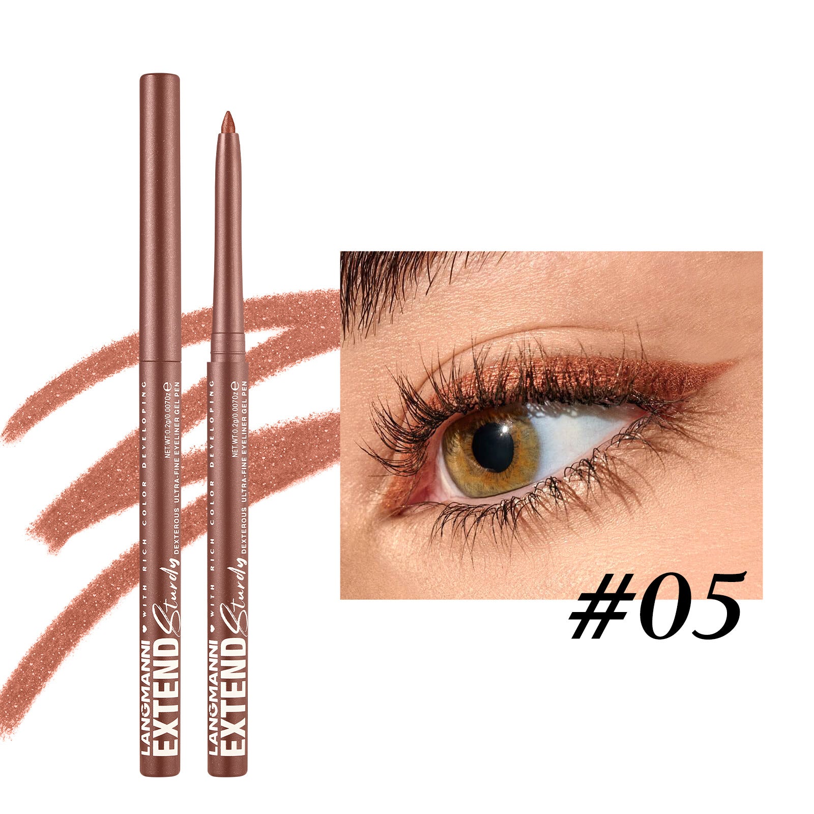 Colorful Gel Glitter Eyeliner Pencils Waterproof & Smudgeproof for Party, Halloween - Discount Halloween City