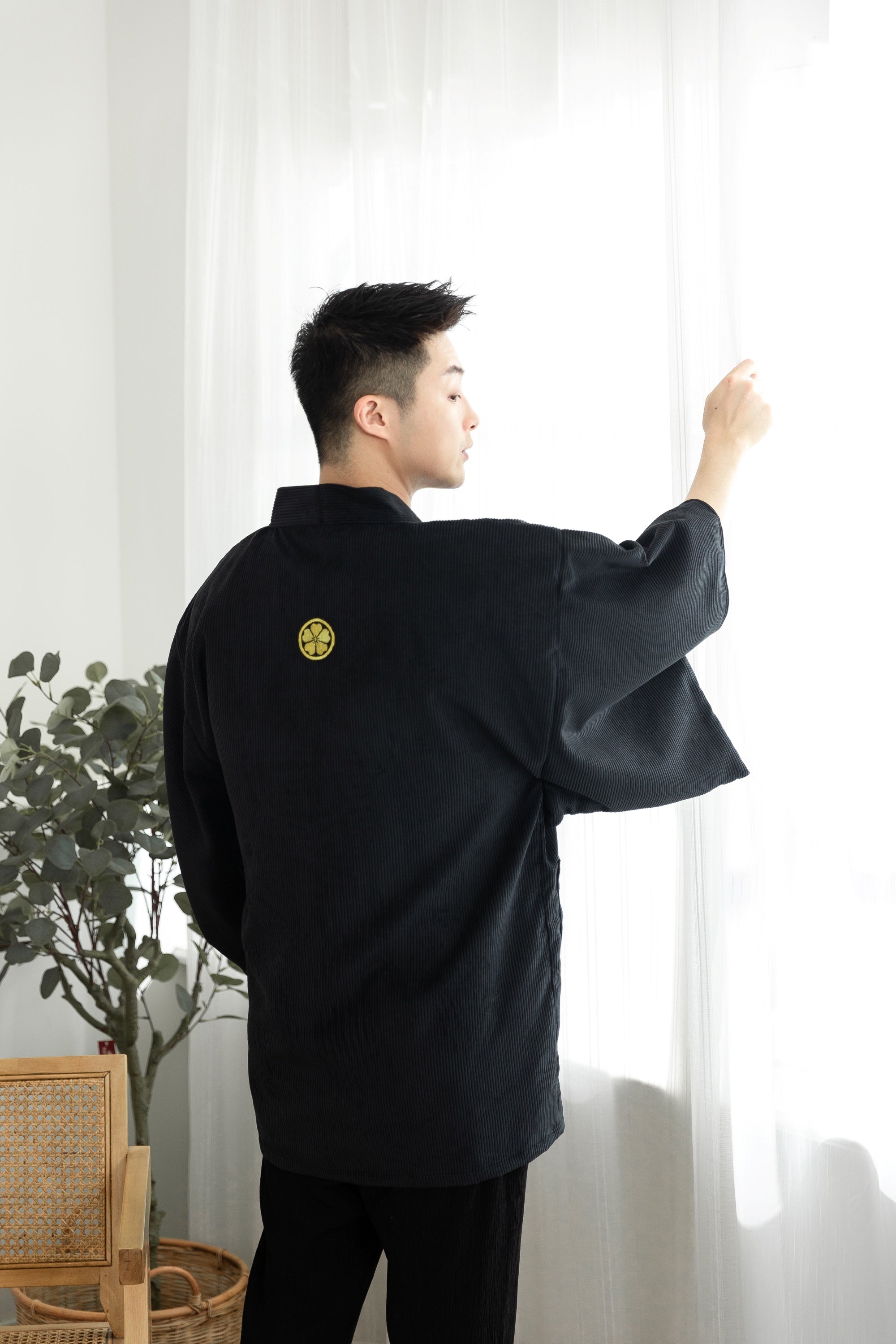 Men's Haori Japanese Kimono Jacket - Discount Halloween City