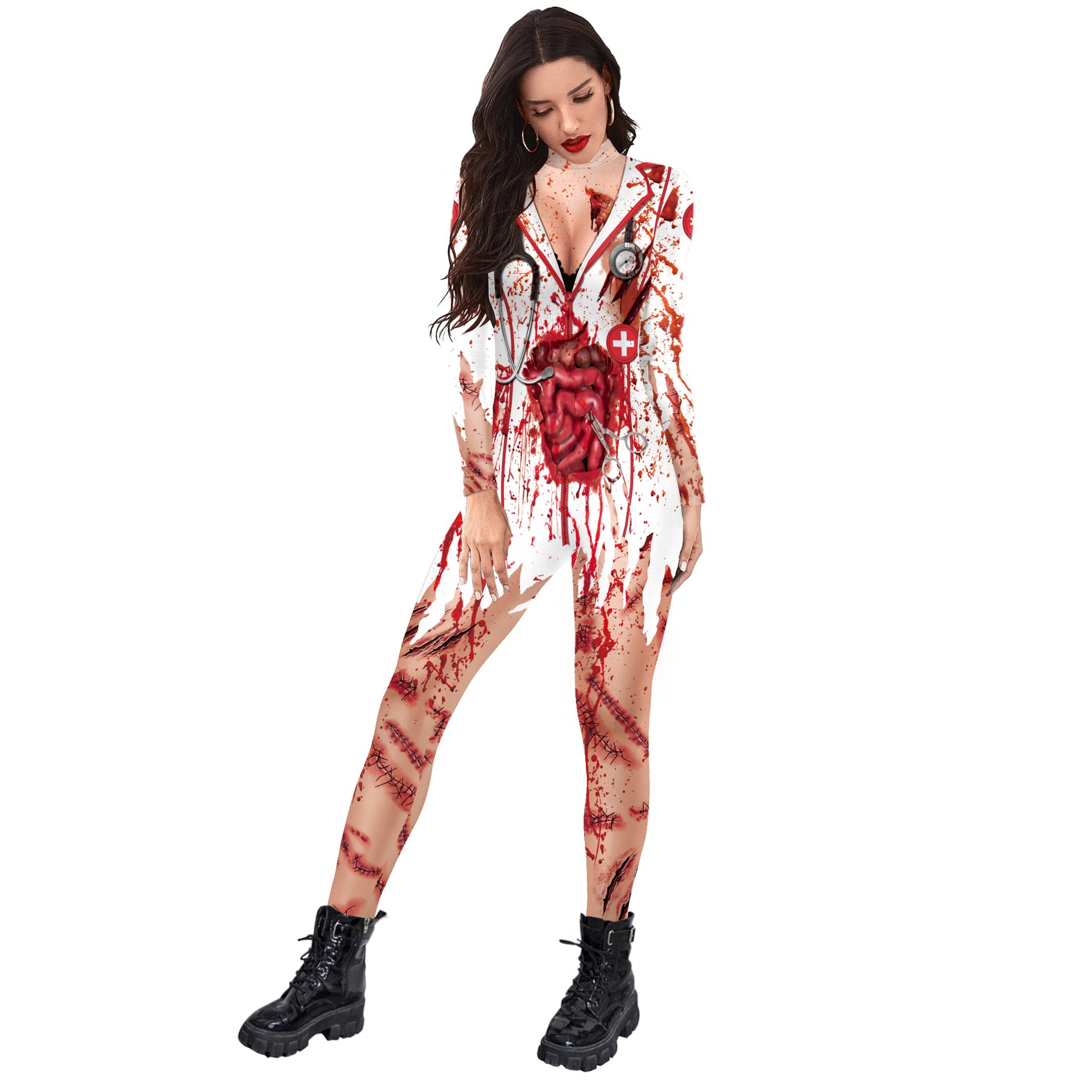 Halloween Bloody Nurse One-piece - product image 2