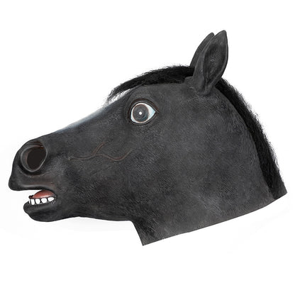 Halloween Latex Mask Animal Horse Head - Discount Halloween City