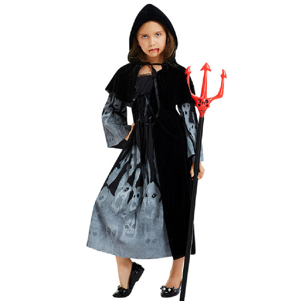 Halloween Witch Kids' Clothing Luminous Ghost Demon Dress - Discount Halloween City