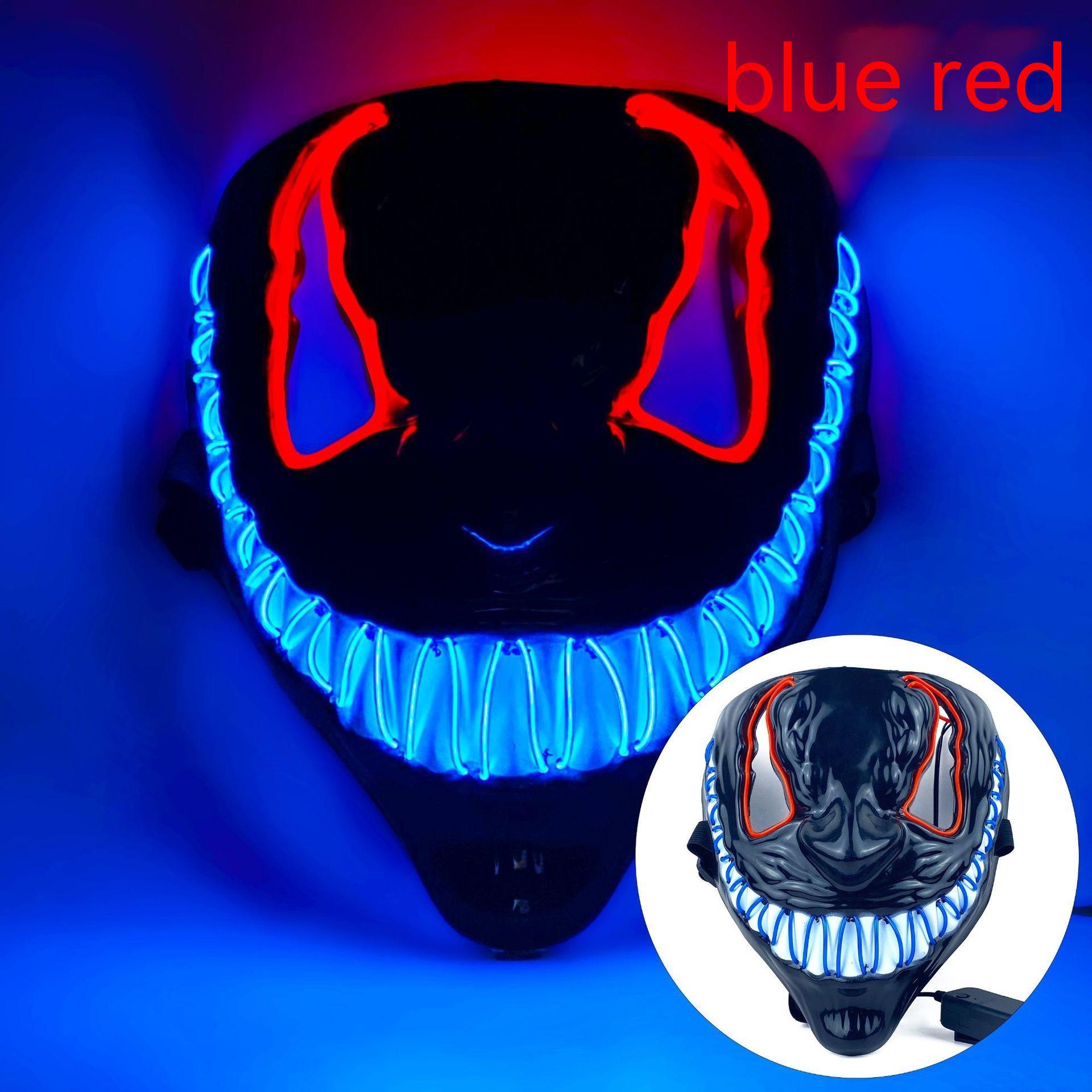 Halloween Horror LED Luminous Mask Dance Party - Discount Halloween City