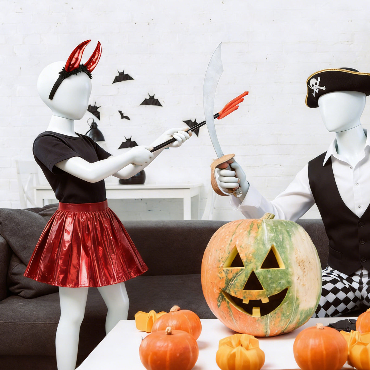 Devil Horn 4-Piece Halloween Costume Accessory Set - product image 2