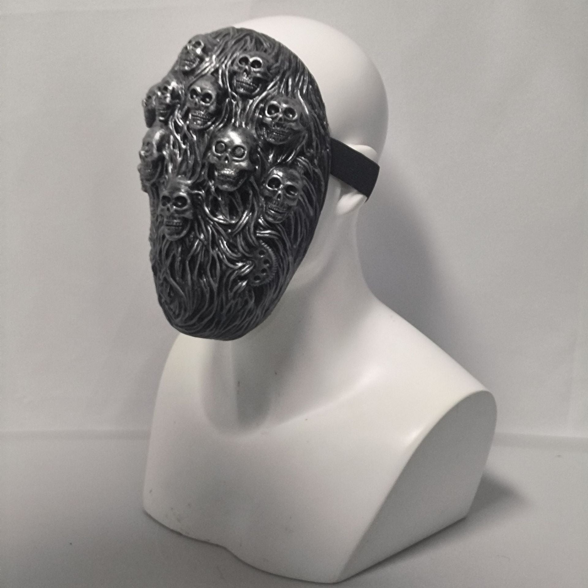 Halloween Terror Skull Mask Steam Punk Doomsday - Discount Halloween City