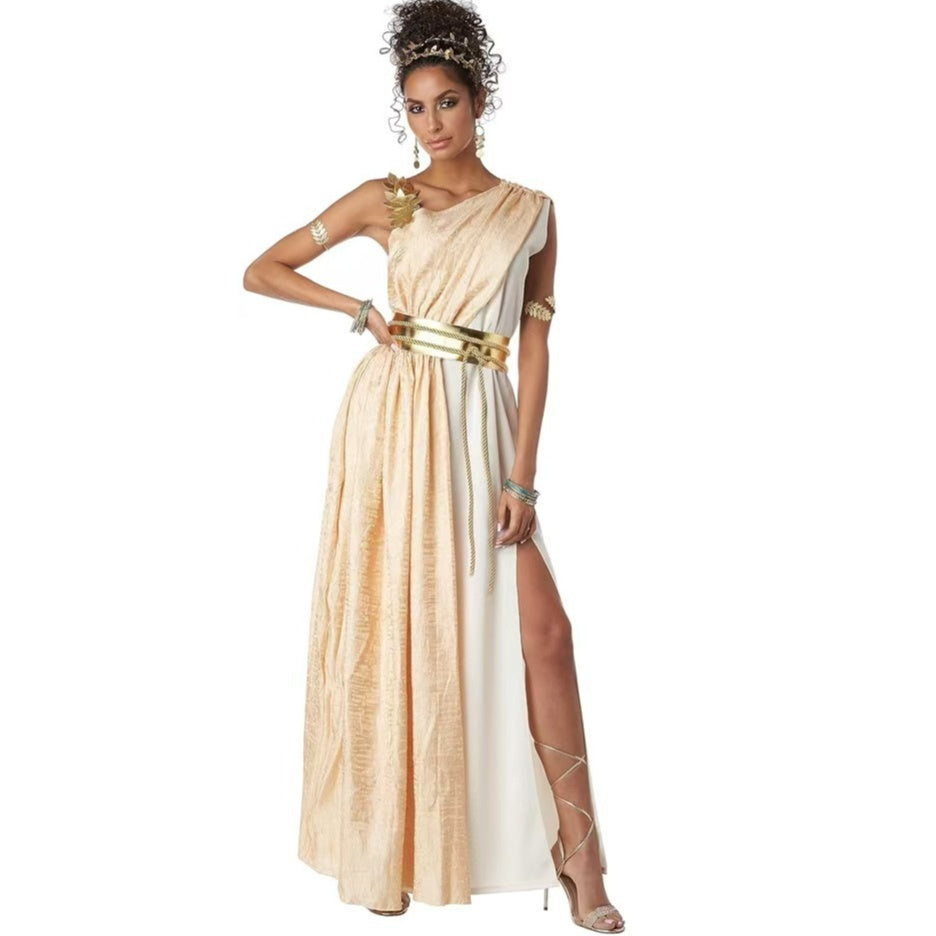 Party Stage Costume Halloween Arabian Greek Goddess Dress - Discount Halloween City