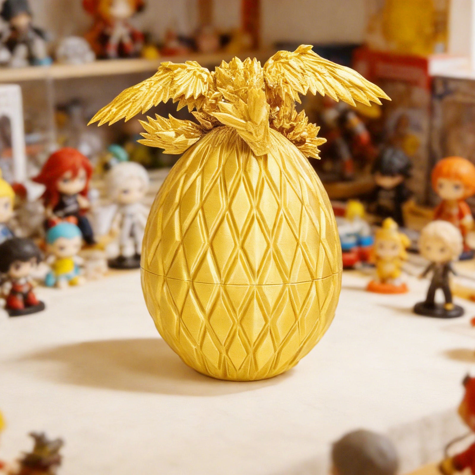 3d-printed Flying Dragon Egg - alternate view 3