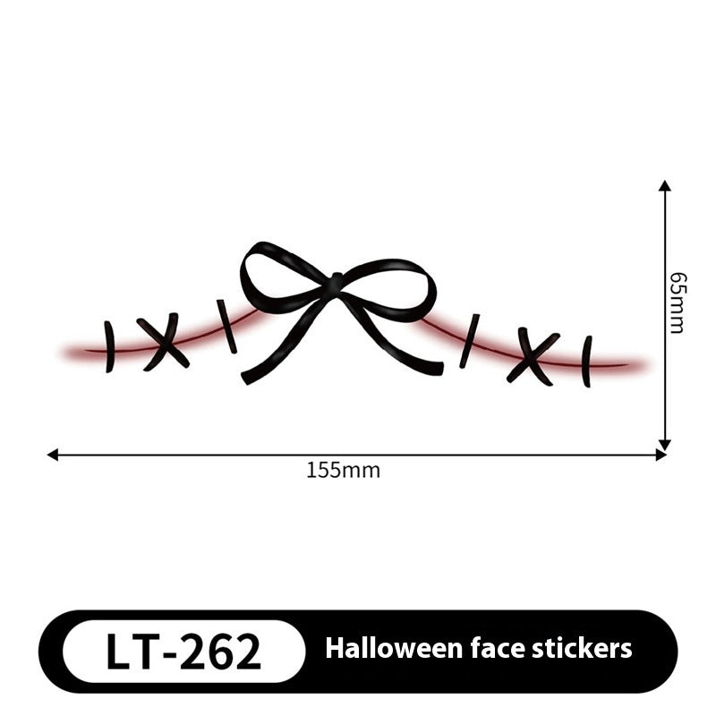 Halloween Makeup Stickers Dress Up Cute Painted - Discount Halloween City