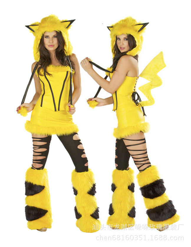 Lace One-piece Dress-up Character Animal Halloween Party - Discount Halloween City