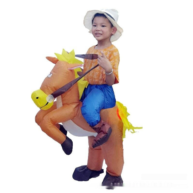 Active Horse Hippo Inflatable Clothing Halloween Funny Doll - Discount Halloween City