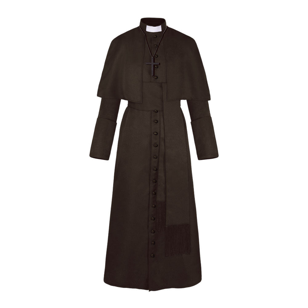 Halloween Priest Medieval Retro Costume - Costumes