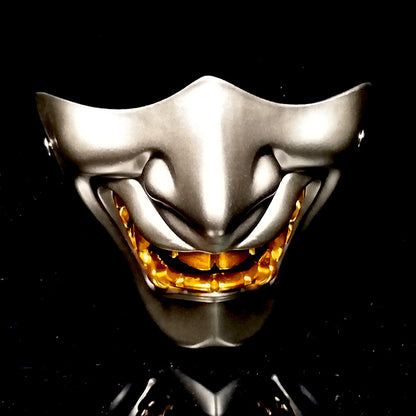 Halloween Prajna Mask Half Face Resin Horror Tactics - Discount Halloween City