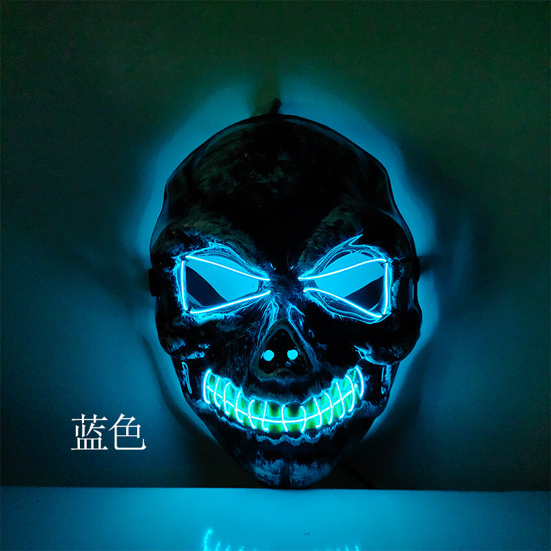 Halloween Horror Skull Led Luminous Mask - Discount Halloween City