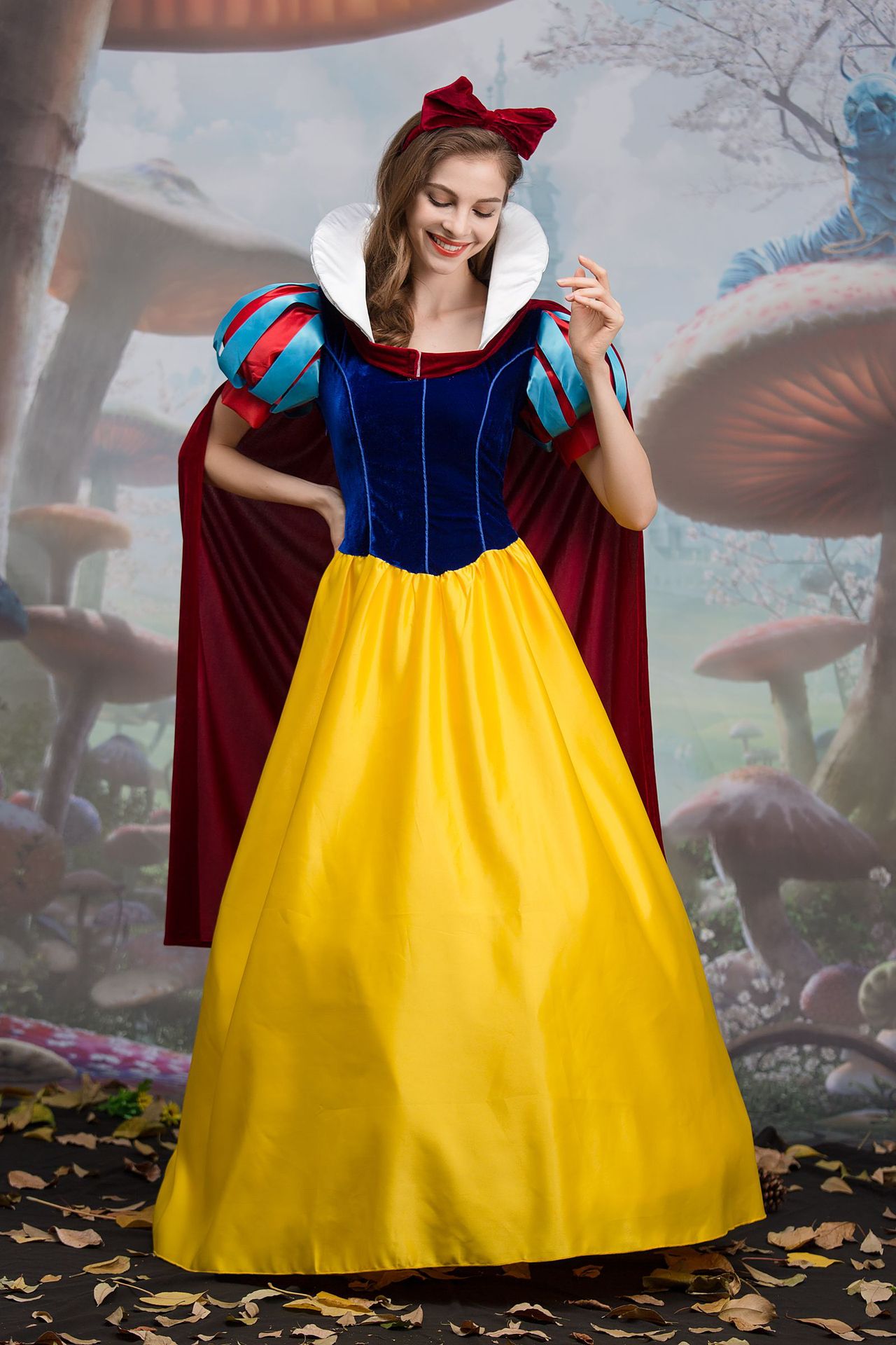 Rflong Dress Halloween Stage Costume Cape Plus Size - Discount Halloween City