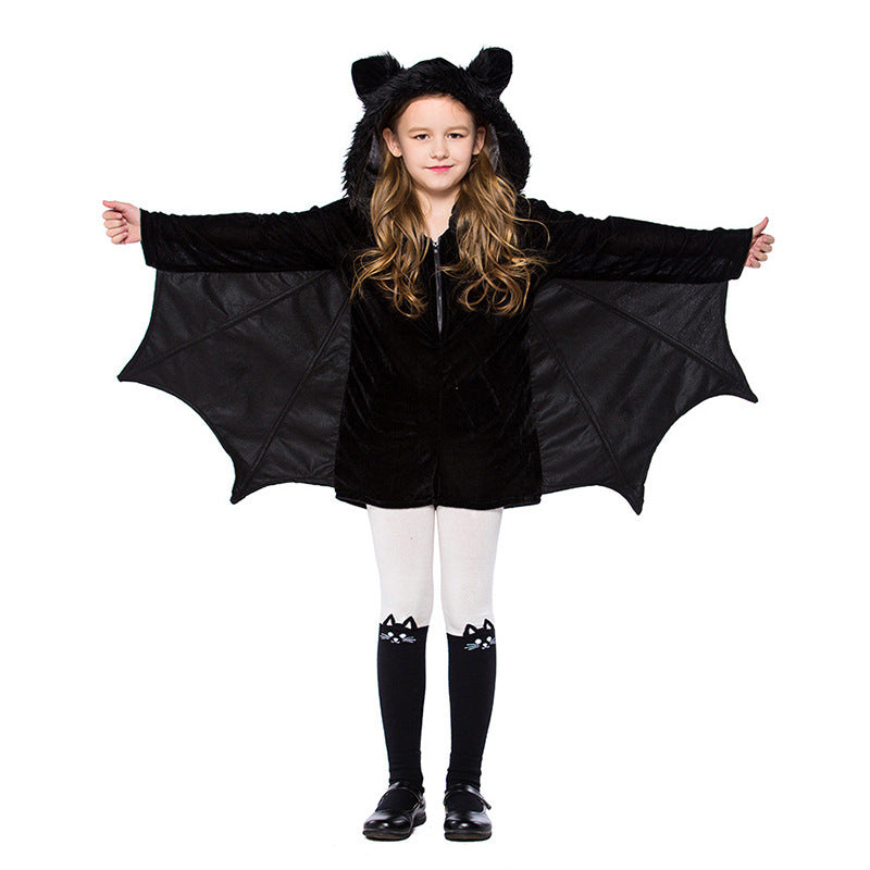 Halloween Kids's Costume Black Bat Cosplay Costumes - Discount Halloween City
