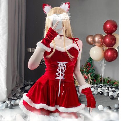 Halloween Costume Maid Uniform Temptation Sexy Little Wild | Hats | Gloves - Costumes
