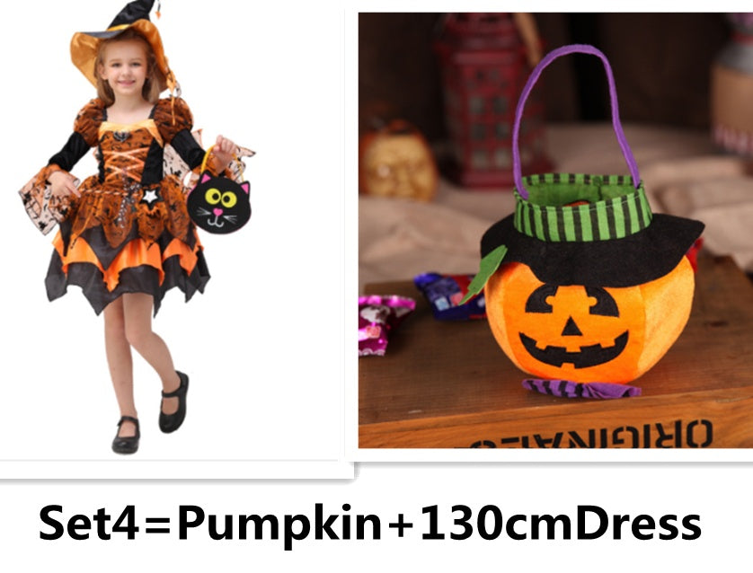 Halloween Kids Costume Witch Princess Dress - Discount Halloween City