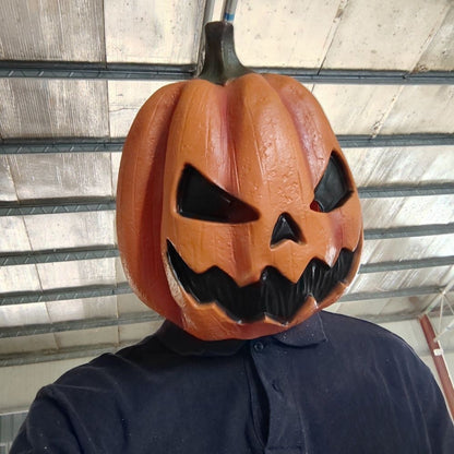 Halloween Pumpkin Mask Masquerade Show Props - Discount Halloween City