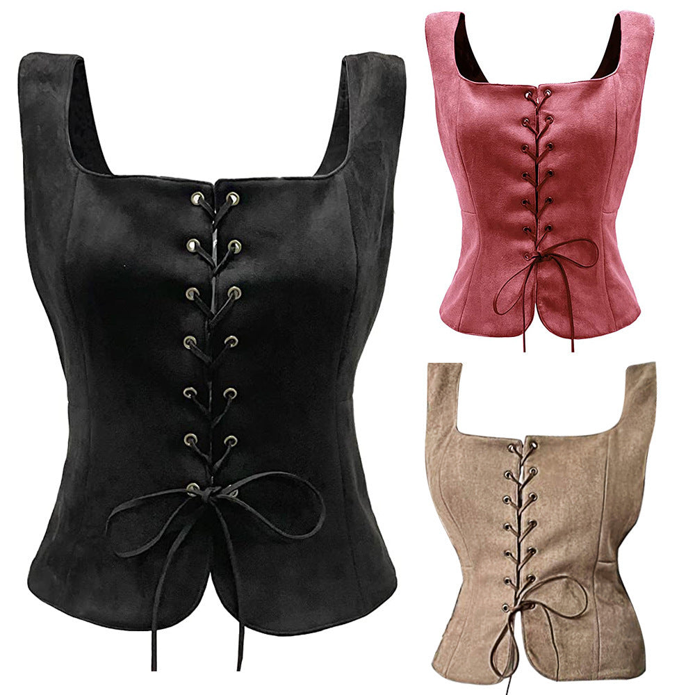 Suede Vest Halloween Costume - Costumes