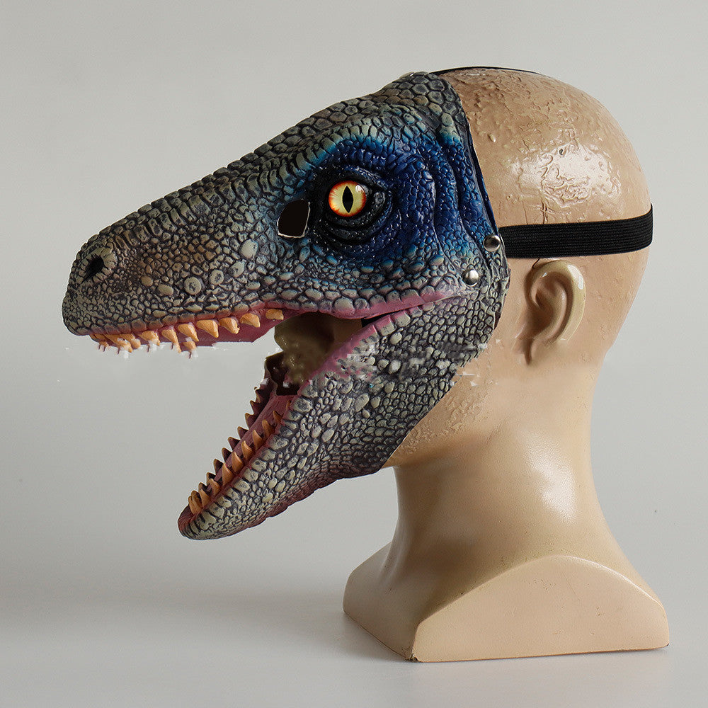 Dinosaur Moving Mouth Latex Mask Headgear - product image 2