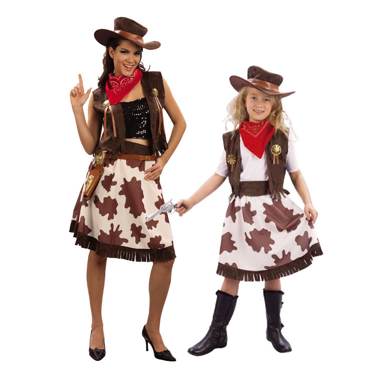 Kids' Boys and Girls Cowboy Christmas s Cowboy Costume - alternate view 3