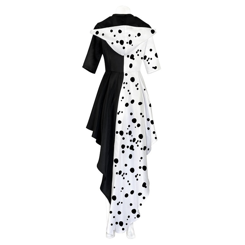 Halloween Costume Evil Queen Black White Dress Jacket - product image 5