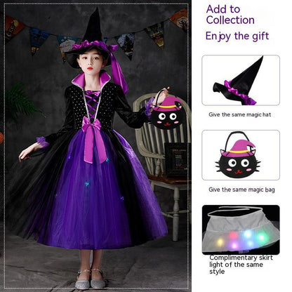 Halloween Performance Costume Girls' Luminous Dress | Hats | Costumes - Accessories