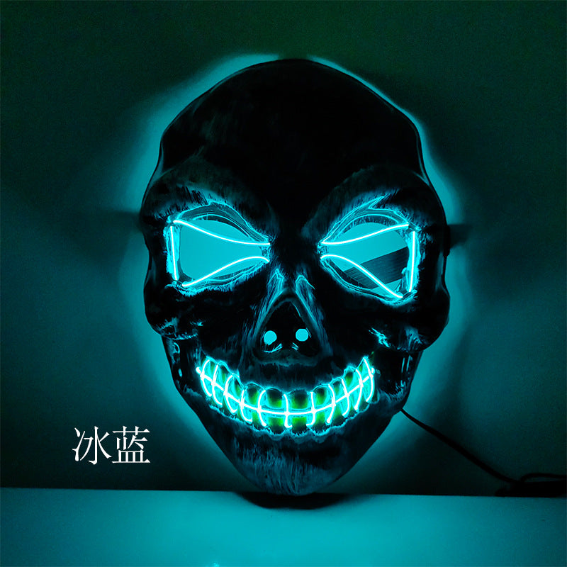 Halloween Horror Skull Led Luminous Mask - Discount Halloween City