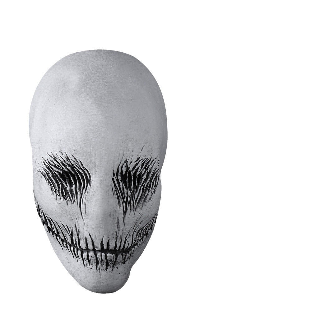 Halloween Ghost Latex Mask Masquerade Party Horror Headgear - Discount Halloween City