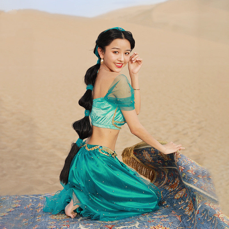 Belly Dance Performance Costume Halloween Costume Set - Discount Halloween City